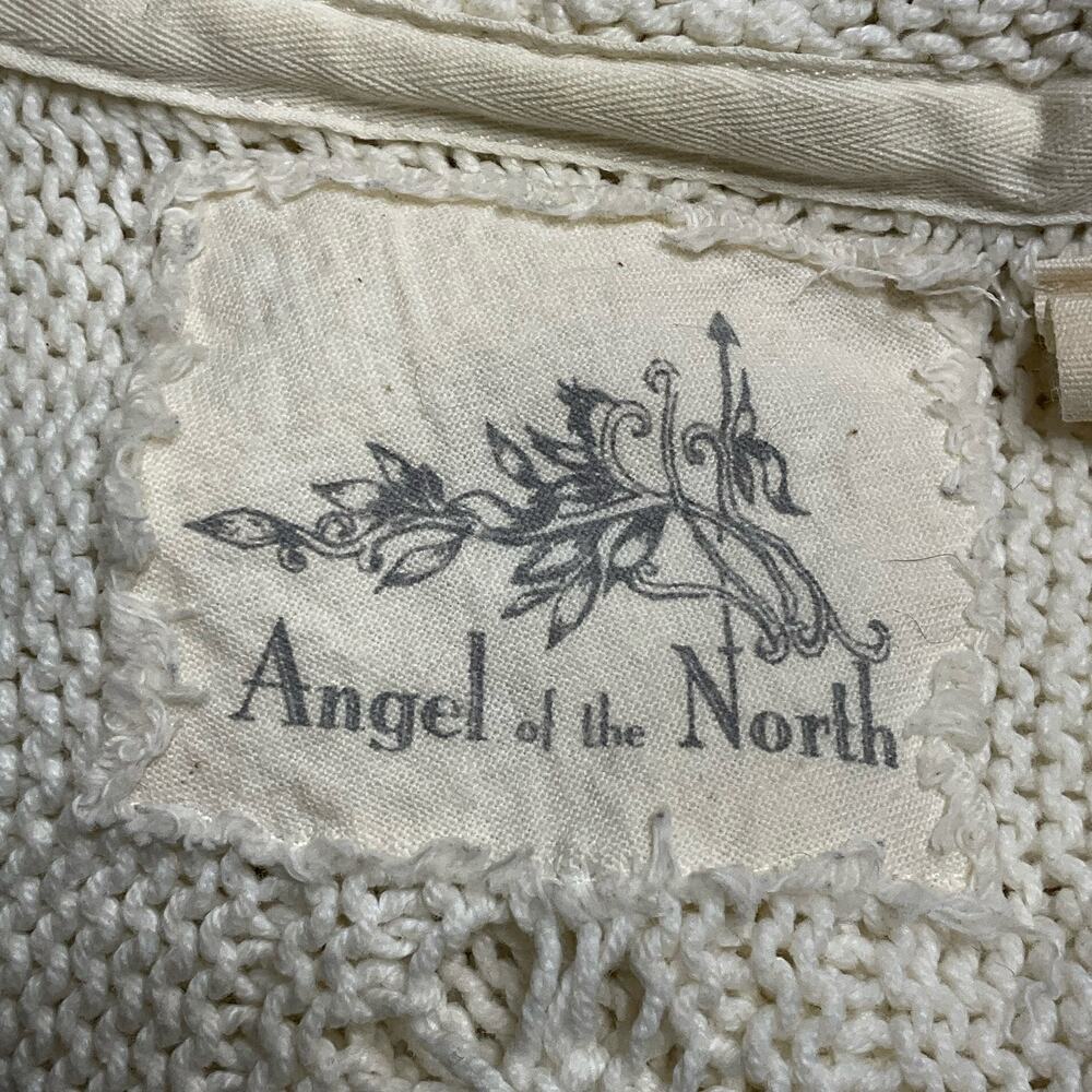 Angel of the North Anthropologie Open Front Cardigan Sweater Romantic Ivory XS - Picture 9 of 13